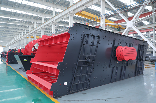 HX-D系列重型稀油圆振筛设备实拍展示1